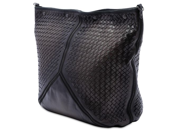 Borsa da viaggio Bottega Veneta in Nappa Intrecciato marrone - vista 2