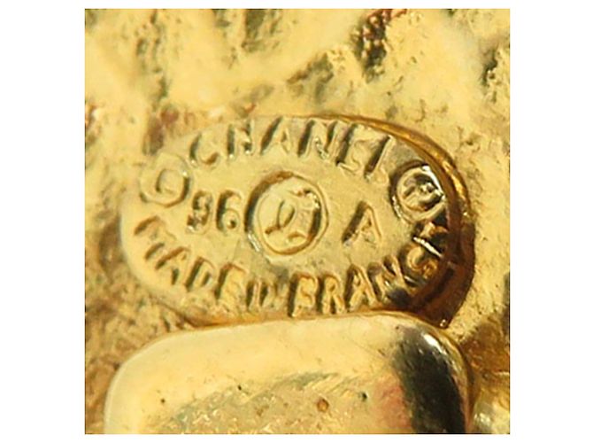Orecchini a clip quadrati placcati oro Chanel Gold CC D'oro - vista 7