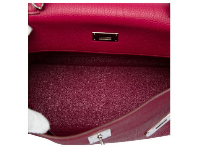 Hermès Red Togo Kelly II Retourne 32 Rosso - vista 4