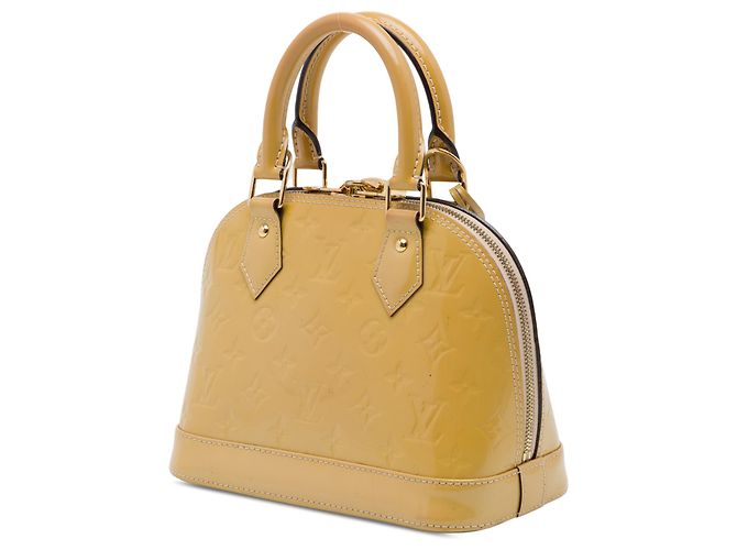 Louis Vuitton Yellow Monogram Vernis Alma BB Jaune - vue 2