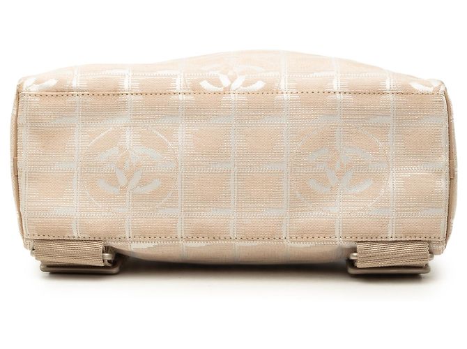 Zaino Chanel Beige New Travel Line in nylon - vista 3