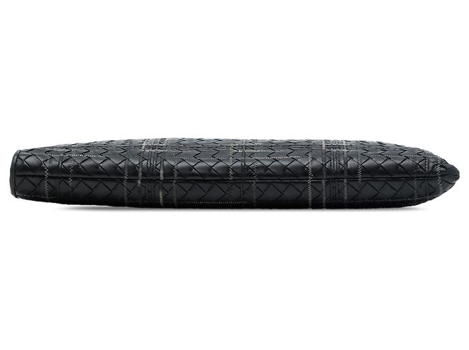 Bottega Veneta Porta documenti Metropolis in Nappa Intrecciato nero - vista 3