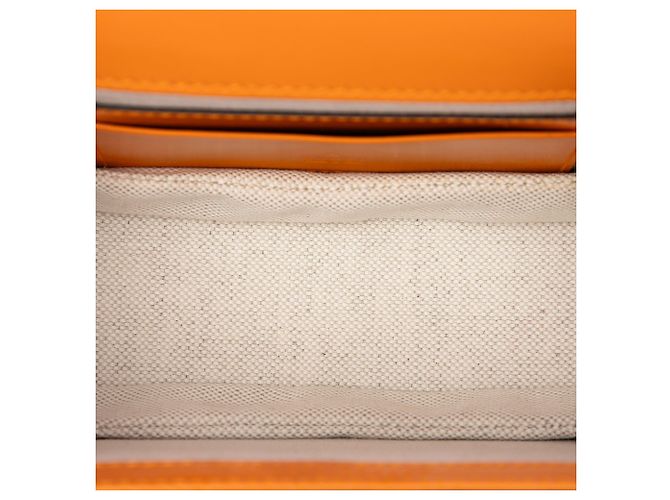 Bamboo Borsa Gucci Orange Mini Calfskin Web 1947 con manico in bambù Arancione - vista 4