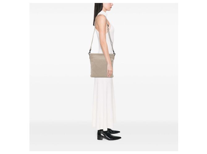 Bottega Veneta Borsa a tracolla VN in nappa intrecciato marrone - vista 6