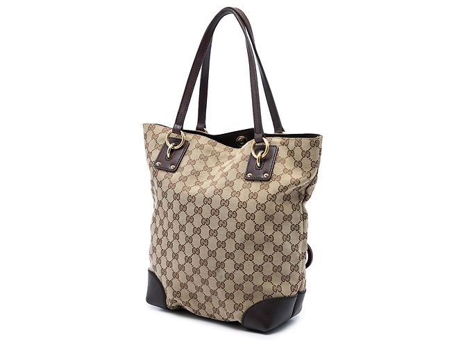 Gucci Beige GG Canvas GG Charm Tote - Ansicht 2