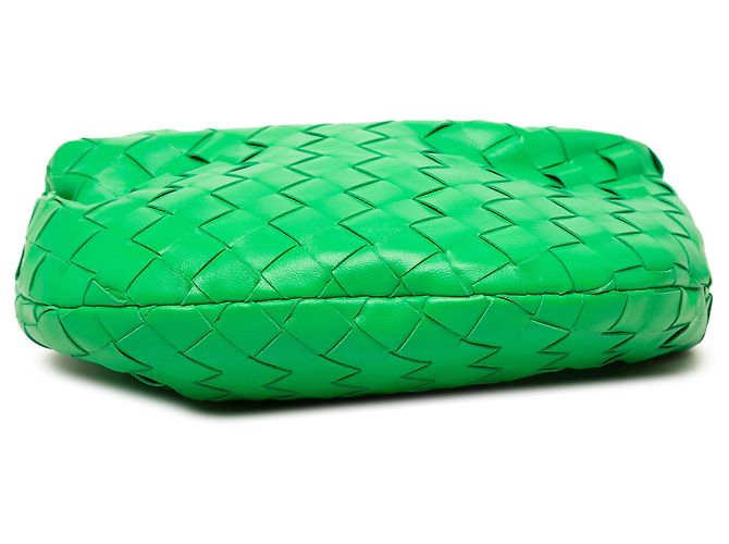 Bottega Veneta Mini Jodie in Nappa Intrecciato Verde - vista 3