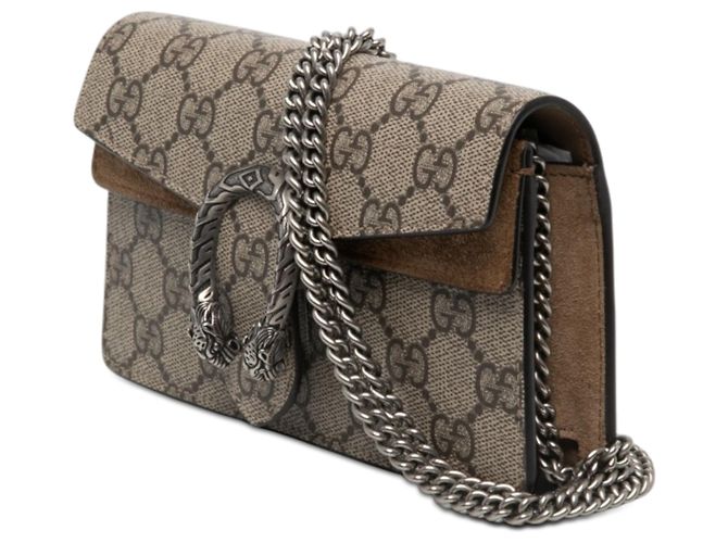 Gucci Mini GG Supreme Dionysus Crossbody Beige - vista 2