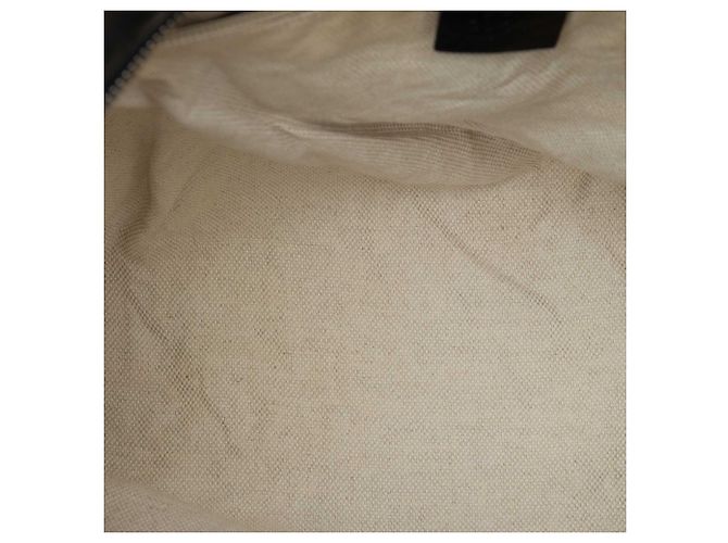 Borsa a tracolla Gucci in tela GG nera con banda Web Nero - vista 4