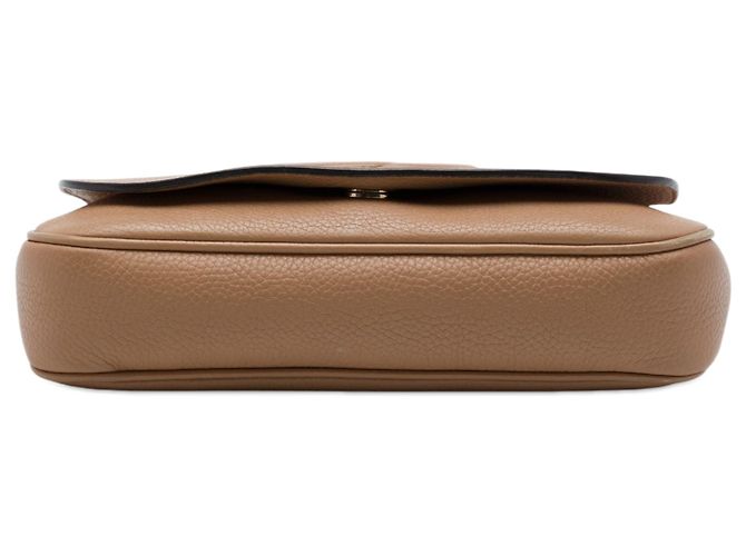 Gucci Soho Chain Flap Crossbody en piel de becerro marrón Medium Castaño Carne - vista 3
