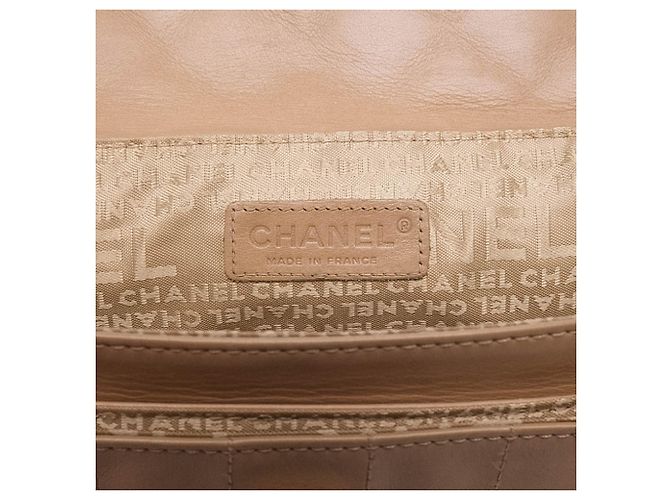 Chanel Brown Quilted Lambskin Mademoiselle Lock Accordion Flap - vista 5