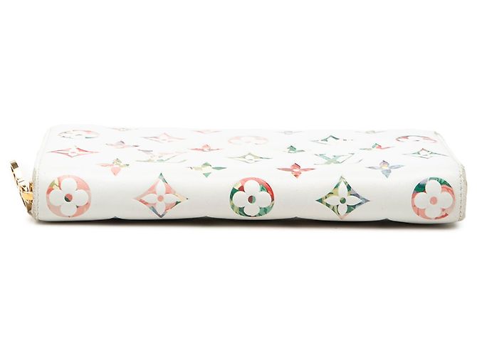 Louis Vuitton White Monogram Garden Zippy Long Wallet - view 3