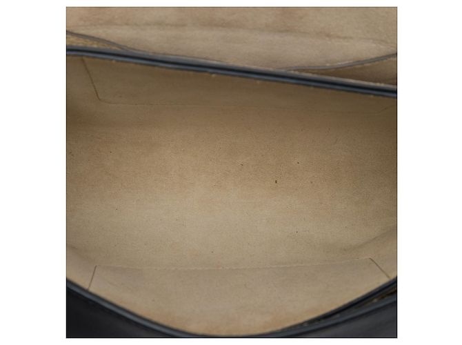 Chloé Faye Sac Crossbody Petit en Daim et Veau Noir - vue 4