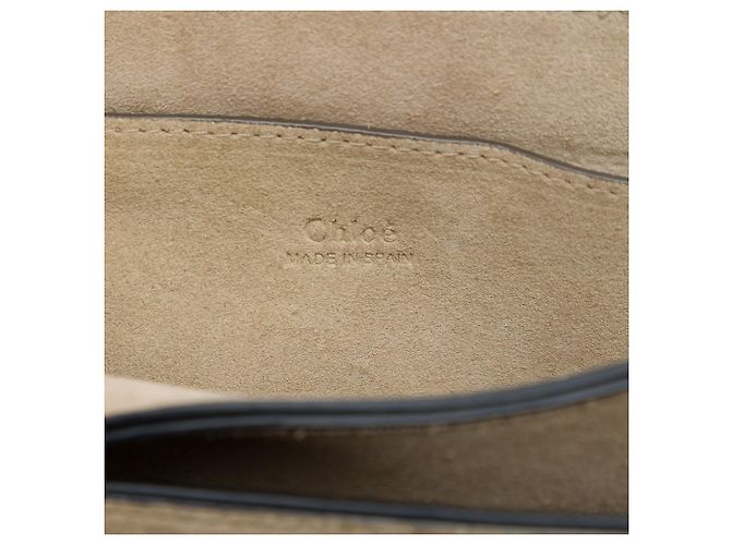 Chloé Faye Sac Crossbody Petit en Daim et Veau Noir - vue 5