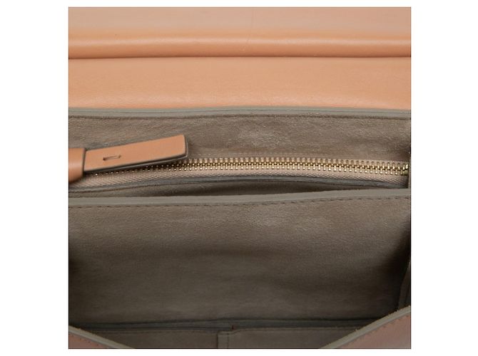 Chloé Faye Crossbody in pelle di vitello e camoscio marrone Medium Marrone chiaro - vista 4