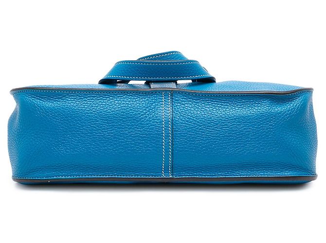 Hermès Blue Clemence Halzan 31 Bleu - vue 3