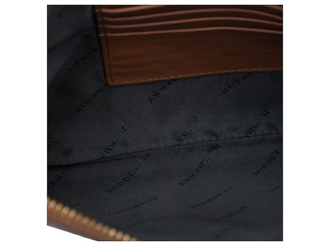 Burberry Brown House Check Canvas Derby Peyton Crossbody Marrom Castanho claro - vista 4