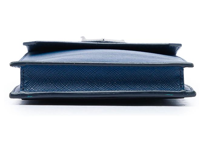 Prada Smartphone-Hülle aus blauem Saffiano-Leder - Ansicht 3