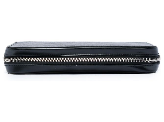 Portefeuille Louis Vuitton Black Damier Graphite Zippy XL Noir - vue 3