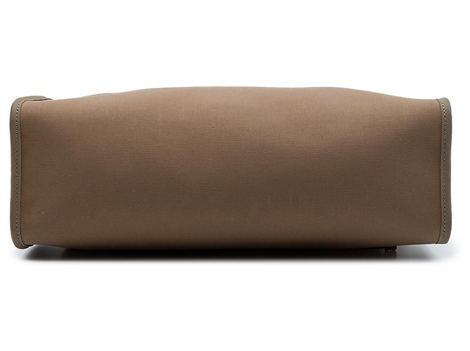 Hermès Brown Toile Herbag Zip 31 Castaño Gris pardo - vista 3
