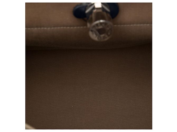 Hermès Brown Toile Herbag Zip 31 Castaño Gris pardo - vista 4