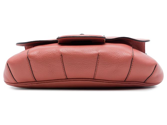 Gucci Borsa a Tracolla Bamboo Nouveau con Frange in Pelle Rosa Medium - vista 3