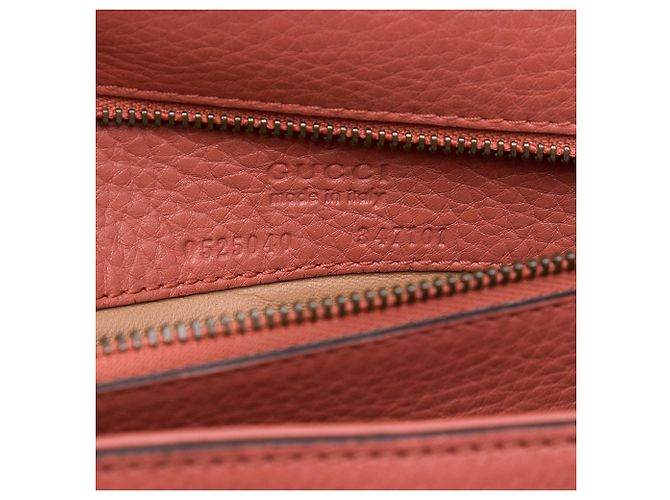 Gucci Borsa a Tracolla Bamboo Nouveau con Frange in Pelle Rosa Medium - vista 5