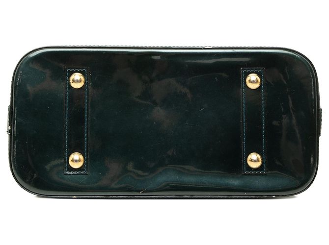 Louis Vuitton Blue Monogram Vernis Alma PM Bleu Bleu foncé - vue 3