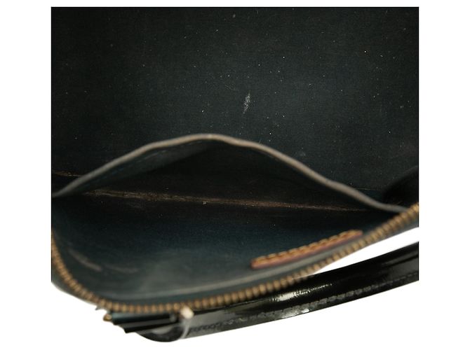 Louis Vuitton Blue Monogram Vernis Alma PM Bleu Bleu foncé - vue 5