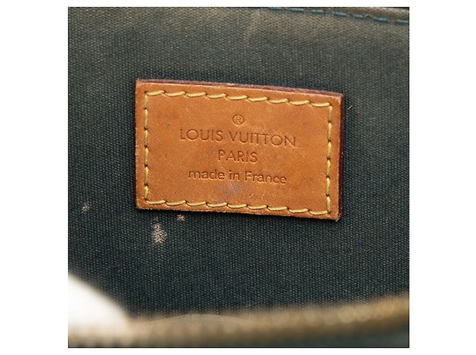 Louis Vuitton Blue Monogram Vernis Alma PM Bleu Bleu foncé - vue 6