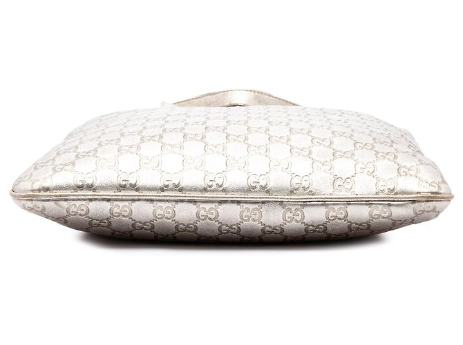 Gucci Silver Metallic Guccissima Tote Silber - Ansicht 3