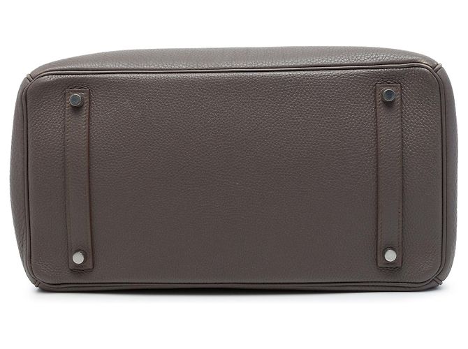Hermès Gray Togo Birkin Retourne 35 Castaño Gris antracita - vista 3