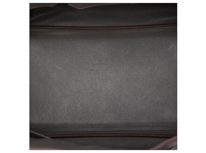 Hermès Gray Togo Birkin Retourne 35 Castaño Gris antracita - vista 4