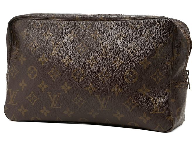 Louis Vuitton Brown Monogram Trousse Toilette 28 Castaño - vista 2