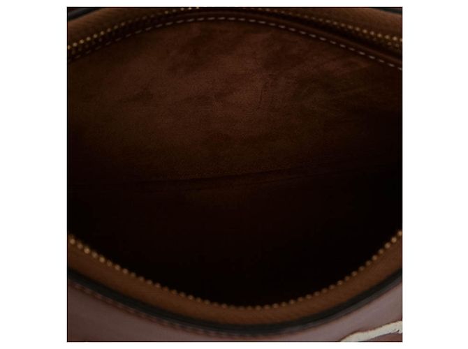 Céline Celine Ava Schultertasche aus braunem Leder Medium mit Logo - Ansicht 4