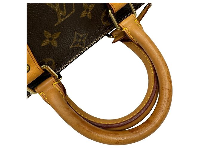 Bolsa de mão Louis Vuitton Speedy 25 Monogram Marrom Monograma - vista 11