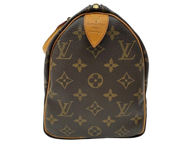 Bolsa de mão Louis Vuitton Speedy 25 Monogram Marrom Monograma - vista 3