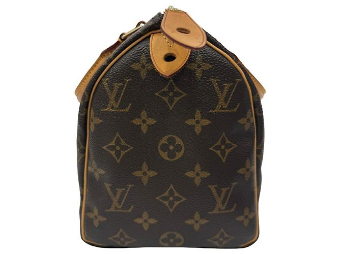 Bolsa de mão Louis Vuitton Speedy 25 Monogram Marrom Monograma - vista 4