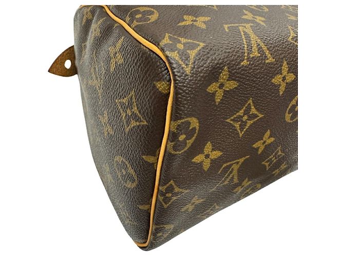 Bolsa de mão Louis Vuitton Speedy 25 Monogram Marrom Monograma - vista 6