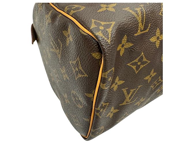 Bolsa de mão Louis Vuitton Speedy 25 Monogram Marrom Monograma - vista 8