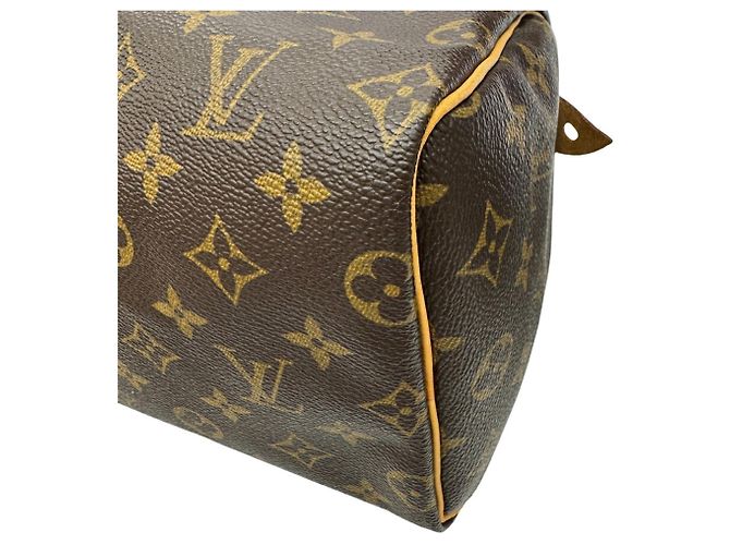 Bolsa de mão Louis Vuitton Speedy 25 Monogram Marrom Monograma - vista 9