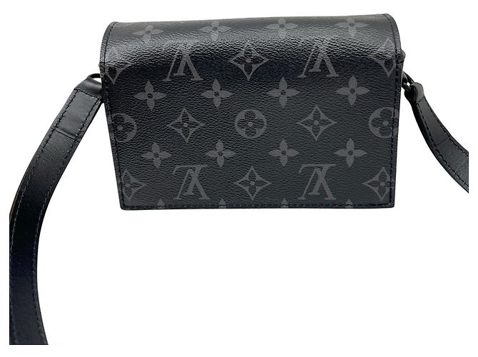 Louis Vuitton Monogram Eclipse Steamer Wearable Wallet Schwarz Monogramm - Ansicht 11