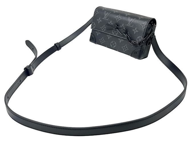 Louis Vuitton Monogram Eclipse Steamer Wearable Wallet Schwarz Monogramm - Ansicht 4