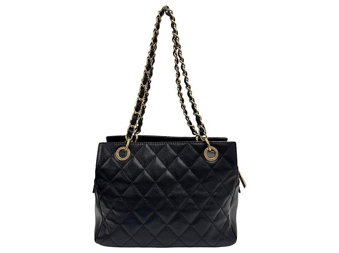 Borsa a catena Chanel Petite Timeless Tote Nero - vista 2
