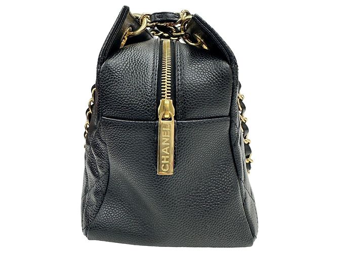 Borsa a catena Chanel Petite Timeless Tote Nero - vista 3
