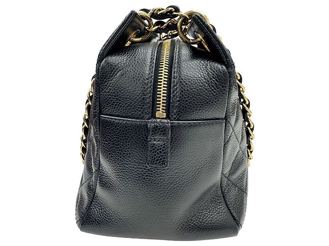 Borsa a catena Chanel Petite Timeless Tote Nero - vista 4