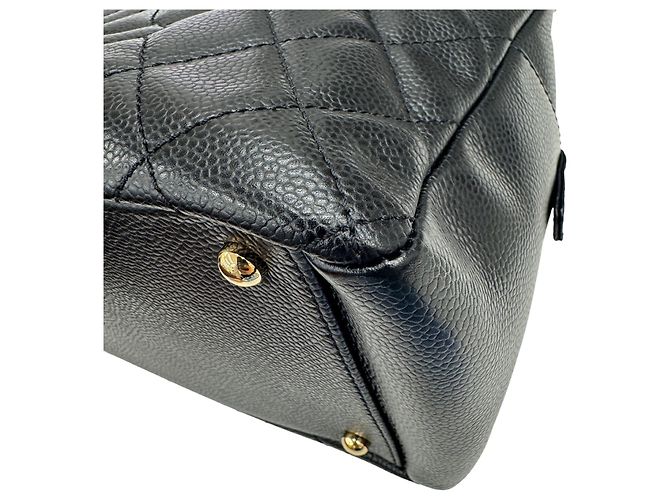Borsa a catena Chanel Petite Timeless Tote Nero - vista 7