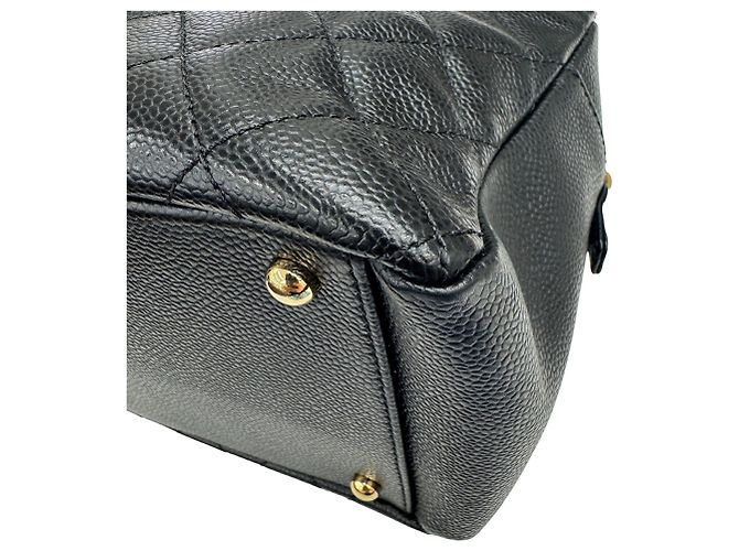 Borsa a catena Chanel Petite Timeless Tote Nero - vista 8