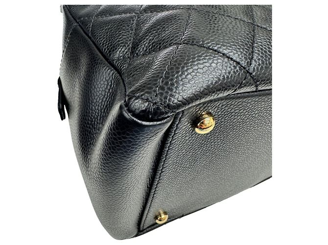 Borsa a catena Chanel Petite Timeless Tote Nero - vista 9