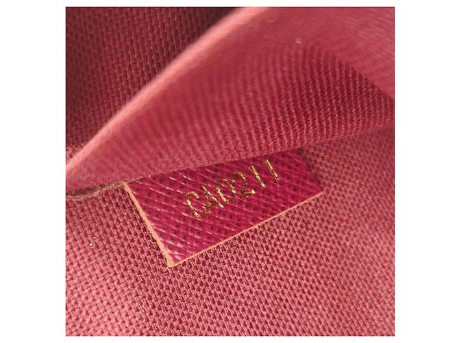 Louis Vuitton Pochette Felicie Monogram Chain Shoulder Bag Braun Fuschia Monogramm - Ansicht 9