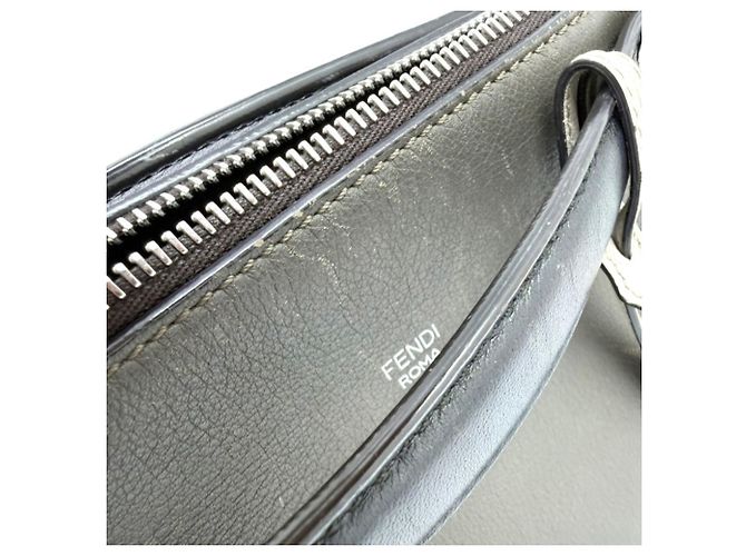 Borsa a tracolla FENDI By The Way Medium Marrone Nero - vista 10